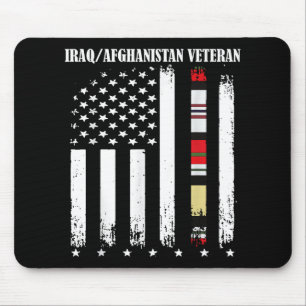 Stolze Flagge für den Irak Afghanistan Mousepad
