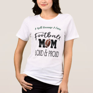 Stolze Football-Mutter Game Day Tri-Blend Shirt