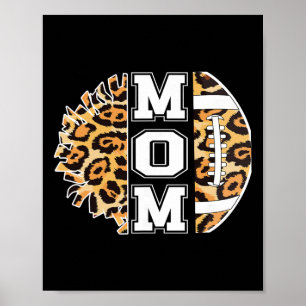 Stolze Football- und Cheerleading-Mama Cheer Mama Poster