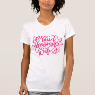 stolze Frau des Bauern T-Shirt