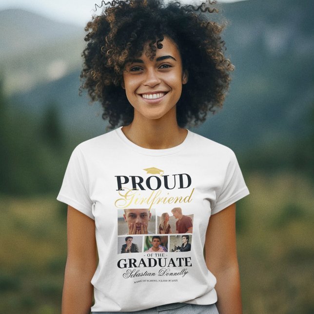 Stolze Freundin des Graduate T - Shirt (Von Creator hochgeladen)