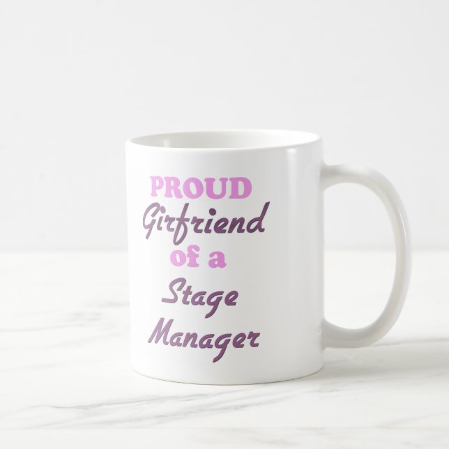 Stolze Freundin eines Bühne-Managers Tasse (Rechts)