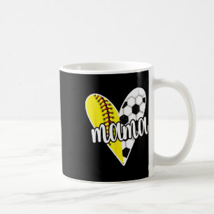 Stolze Fußball-Softball-Spielerin Mama Kaffeetasse