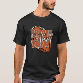 Stolze Fußballfamilie Mama Matching T-Shirt