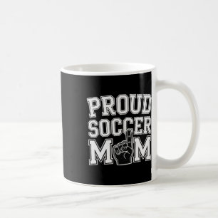 Stolze Fußballmutter Fröhlicher Fan-Support für Mü Kaffeetasse