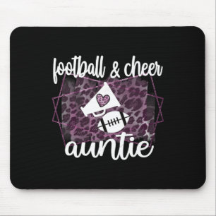 Stolze Fußll und Cheerleading-Jubel-Tante Mousepad