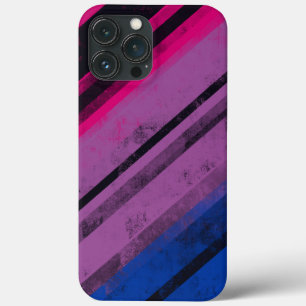 Stolze Gleichheit Bi Flag Grunge Streifen LGBTQIA Case-Mate iPhone Hülle