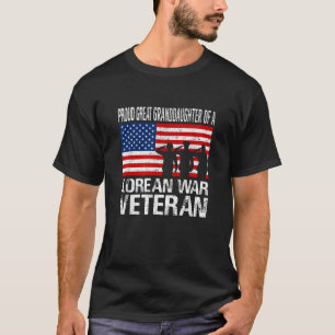 Stolze Große Enkelin eines Veteranen des Koreakrie T-Shirt