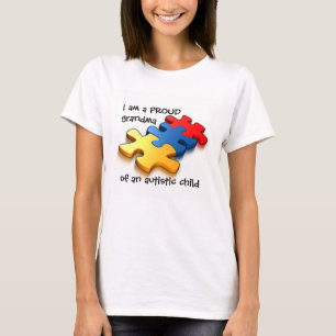 Stolze Großmutter-autistisches Kind T-Shirt