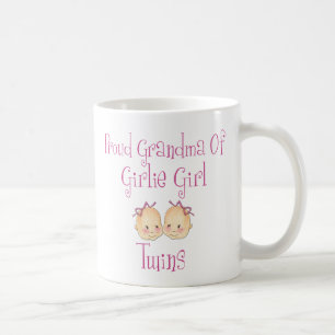 Stolze Großmutter der Mädchen-Zwillinge Tasse