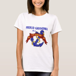 Stolze Großmutter eines US-Seemanns T-Shirt