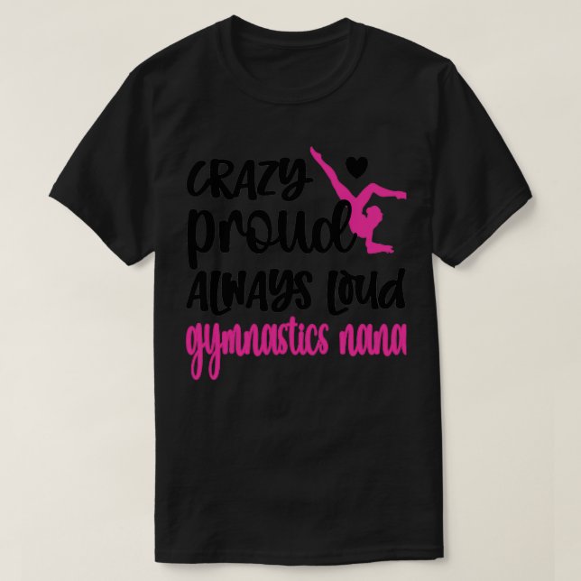 Stolze Gymnastik Nana Grandma Gymnast Nana 7 T-Shirt (Design vorne)