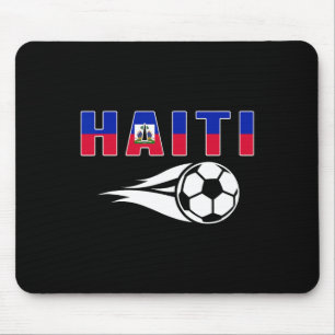 Stolze Haiti-Fußballfans Trikot Haitianische Flagg Mousepad