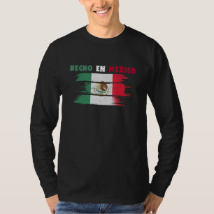 Stolze hispanische Mexiko-Flagge mexikanische Kult T-Shirt