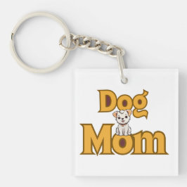 Stolze Hunde-Mama Muttertags-Anhänger doppelseitig Schlüsselanhänger