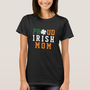 Stolze irische Mama Kleeblatt Clover Mother's Day  T-Shirt