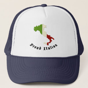 Stolze italienische Retro Fernlastfahrer-Hut-Kappe Truckerkappe