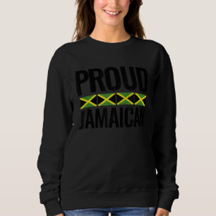 Stolze jamaikanische Vintage Jamaika-Flagge Sweatshirt