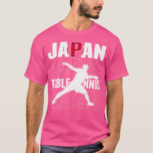 Stolze Japan-Tischtennis-Fans-Jacke Japanische Fla T-Shirt