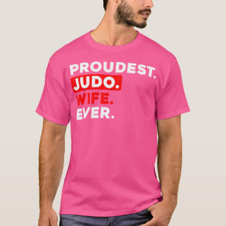 Stolze Judo-Ehefrau je T-Shirt