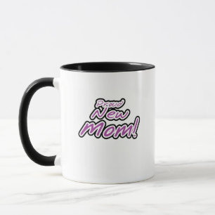 Stolze Junge Mutter Lila Textzüge und Geschenke Tasse