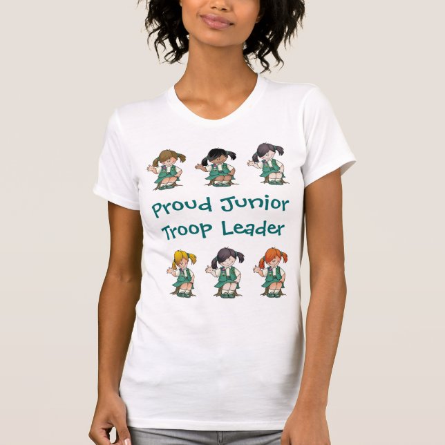 Stolze Juniortruppe-Führer-Jünger-Reihen T-Shirt (Vorderseite)