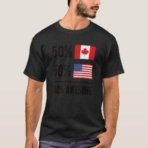 Stolze kanadische Flagge Kanada USA 1 T-Shirt