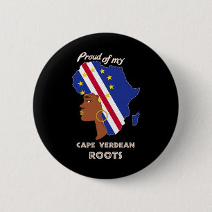 Stolze kapverdische Wurzeln Black History Month Fr Button