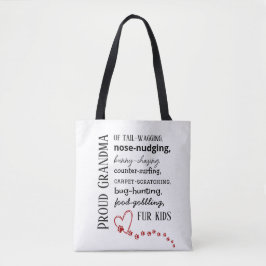 Stolze Katzen- und Hunde-Oma-Tasche