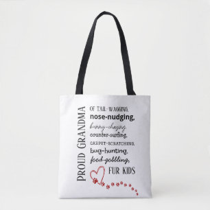 Stolze Katzen- und Hunde-Oma-Tasche