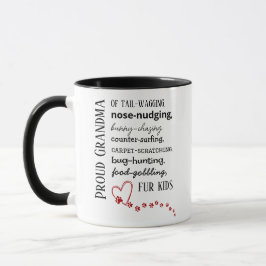 Stolze Katzen- und Hunde-Oma-Tasse Tasse