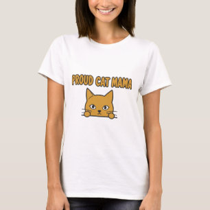 Stolze Katzenmama – Lustiges Katzenshirt T-Shirt