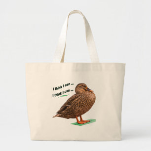 Stolze kleine Stockenten-Tasche Jumbo Stoffbeutel