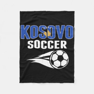 Stolze Kosovo-Fußballfans Jacke - Kosovarische Fuß Fleecedecke