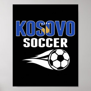 Stolze Kosovo-Fußballfans Jacke - Kosovarischer Fu Poster