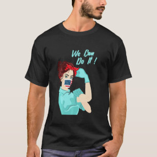 Stolze Krankenschwester Wir schaffen das Usa-Flagg T-Shirt