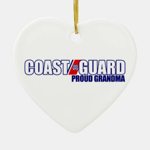 Stolze Küstenwache-Großmutter Keramikornament