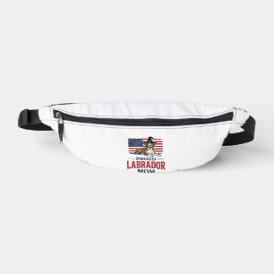 Stolze Labrador-Mama patriotisches Hund-Halloween- Bauchtasche
