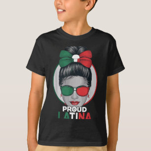 Stolze Latina Mexiko hispanischer Kulturerbe-Monat T-Shirt