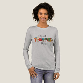 Stolze Lehrermutter Tri-Blend Shirt