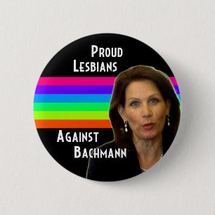 Stolze Lesben gegen Bachmann Knopf Button