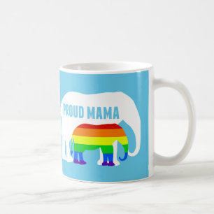 Stolze LGBT Mutter Elephant Tasse