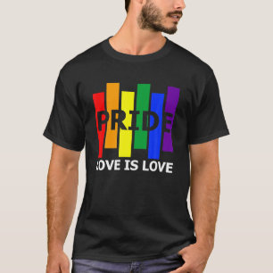 Stolze Liebe ist Liebe LGBT Gay Lesbisch Bisexuell T-Shirt