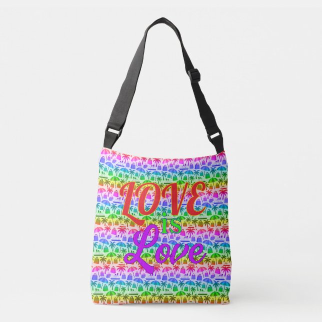 Stolze Liebe ist Liebe Tasche (Vorderseite)
