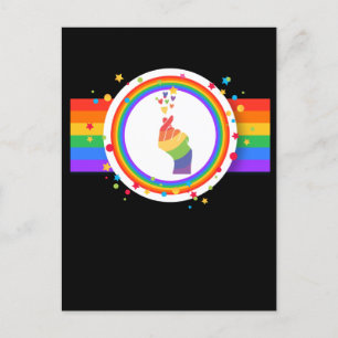 Stolze Liebe - LGBT. Que. Postkarte