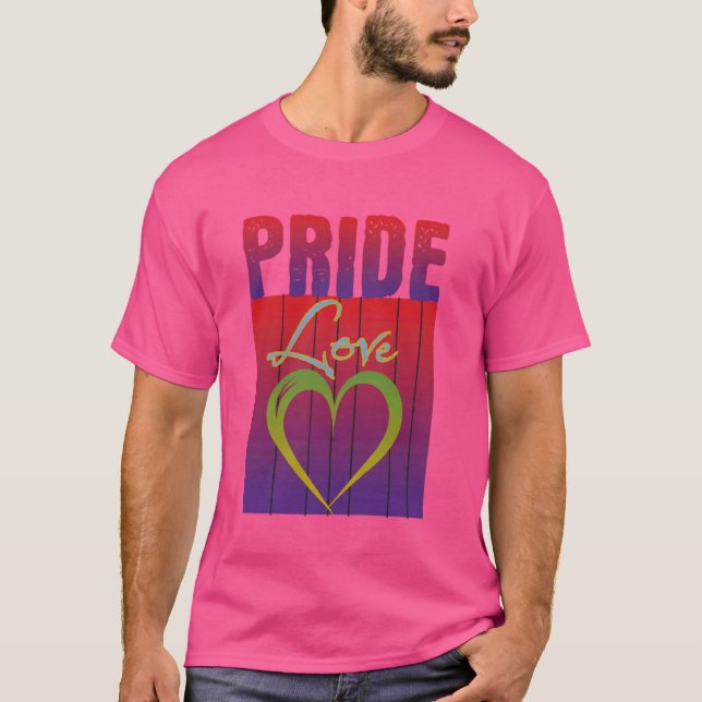 Stolze Liebe - Stilvolle LGBTQ+ Design-Regenbogenf T-Shirt (Vorderseite)