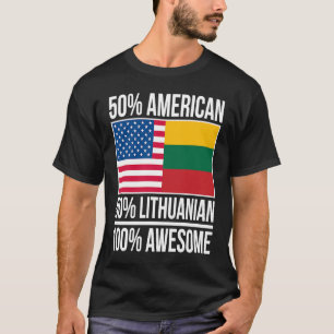 Stolze litauische Flagge Litauen Kulturerbe T-Shirt