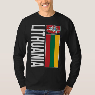 Stolze litauische Flagge Litauen Tag Litauischer W T-Shirt