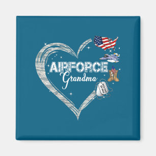Stolze Luftwaffe-Oma der Frauen Luftwaffe-Abschlus Magnet