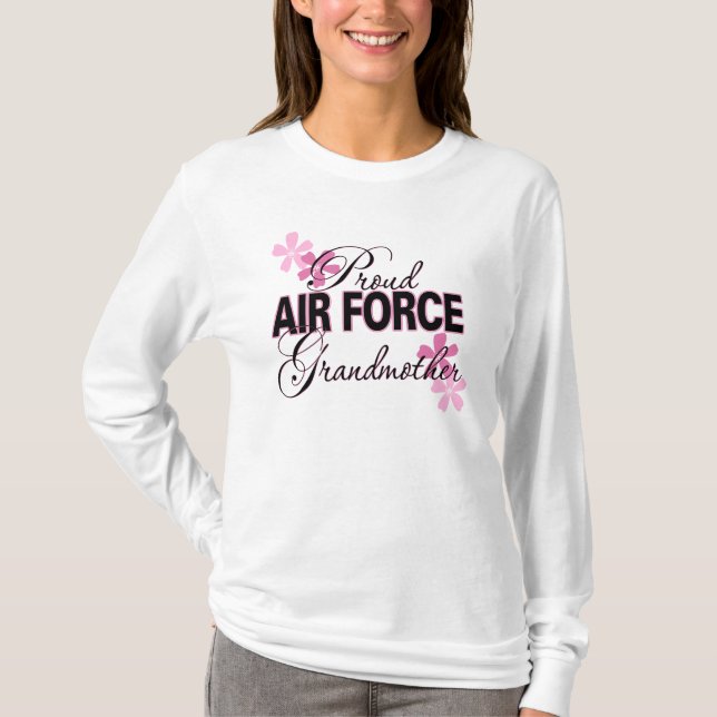 Stolze Luftwaffen-Großmutter T-Shirt (Vorderseite)
